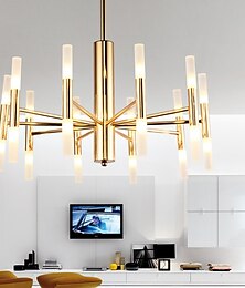 economico -80 cm lampadario design sputnik metallo basic galvanizzato moderno stile nordico 110-240 v