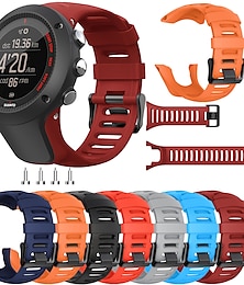 billiga -Klockarmband för Suunto Ambit 3S 3R 3P 2S 2R 3 2 1 Peak Sport Run Silikon Ersättning Rem Elastisk Andningsfunktion Sportband Armband