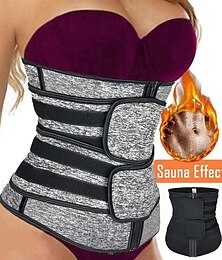 abordables -Mujer Hombre Chaleco de entrenamiento Escultor de cuerpo Cinturón adelgazante de neopreno para entrenador de cintura Control de barriga por Entrenamiento casero Entrenamiento de gimnasio Ejercicio y