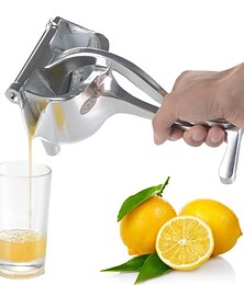 levne -stříbrný kovový ruční odšťavňovač lis na ovoce džus citronový pomerančový lis pro domácnost multifunkční kuchyňské potřeby na pití