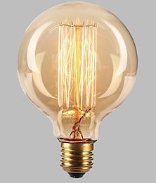 billiga -ecolight® e27 40w 3700k varm vit loft retro industriell glödlampa edison lampa (ac220 ~ 265v)