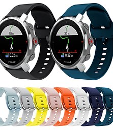 お買い得  -時計バンド のために Polar Ignite 3, Ignite 2, Ignite, Unite, Pacer Vantage M シリコーン 置換 ストラップ 20mm 22mm 高通気性 スポーツバンド リストバンド