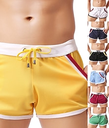 voordelige -Voor heren Hardloopshorts Atletische shorts Trekkoord met witte rand Kleding Onderlichaam Buiten Huis Sportief Katoen Ademend Comfortabel Sportschooltraining Training&Fitness Recreatiesport