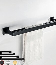 economico -portasciugamani per bagno, barra a torre in acciaio inossidabile accessori hardware per bagno a parete barra a torre 30-60 cm (nero/cromo/oro/nichel spazzolato)