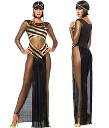 Χαμηλού Κόστους -Ancient Egypt Sexy Costume Cosplay Costume Cleopatra Women's Halloween Party Dress