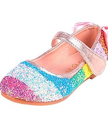 cheap -Girls' Flats Mary Jane Glitters PU Sequined Jeweled Toddler Little Kids(4-7ys) Big Kids(7years +) Pink Black