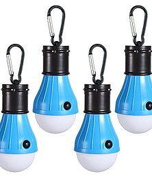 cheap -4pcs Camping Lanterns with Batteries Waterproof Tent Lights 50LM Waterproof Camping Hiking Caving Fishing Outdoor Adventure