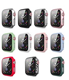 economico -Custodia per orologi con protezione per lo schermo Compatibile con Apple Watch Series 8 7 41mm 45mm / Series 6 5 4 SE 40mm 44mm / Series 3 2 1 38mm 42mm Resistente ai graffi Copertura completa del
