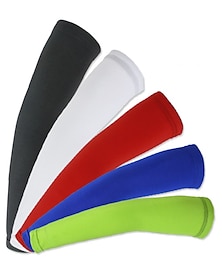 abordables -XINTOWN Mangas de ciclismo Armwarmers Ligero Filtro Solar Resistente a los rayos UV Transpirable Comfort Bicicleta / Ciclismo Rojo Verde Azul Elastán Invierno para Hombre Mujer Adulto Bicicleta de