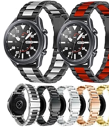 お買い得  -時計バンド のために Samsung Watch 3 45mm, Galaxy Wacth 46mm, Gear S3 Classic / Frontier, Gear 2 Neo Live ステンレス 置換 ストラップ 22mm ビジネス クラシッククラスプ リストバンド