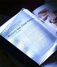 economico -luce di lettura notturna a schermo piatto a led luce di lettura per bambini libro di lettura notturna per adulti 1pc