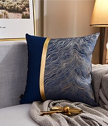 billige -dekorative kastepuder tekstur farve matchende guldlinje jacquard broderet pudebetræk stue soveværelse sofa pudebetræk udendørs pude til sofa sofaseng stol