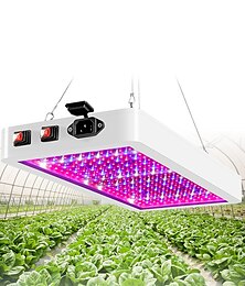 billige -1pc artoo dobbel bryter ledet vokse lys 216 lys 312 lys full spektrum for innendørs drivhus vokse telt phyto lampe for planter