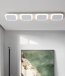 baratos -3/4/5 cabeças quadrado redondo led luz de teto simples moderno básico nórdico lâmpada de corredor cozinha varanda varanda hall de casa lâmpada vestiário