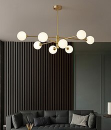 preiswerte -90 cm LED Kronleuchter nordischer Stil Sputnik Design Pendelleuchte Cluster Design Aluminium Cluster moderne industriell galvanisierte Lackierungen 110-120v 220-240v