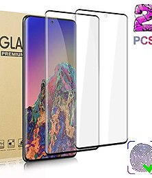 preiswerte -2 Stück Schutzfolie Für Samsung Galaxy S24 Ultra Plus S23 S22 S21 Plus Ultra S9 Plus S10 Hartglas 9H Härtegrad Anti-Fingerprint High Definition (HD) Explosionsgeschützte Kratzfest