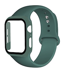 halpa -Kellon ranneke varten Apple Watch Series 8 7 6 5 4 3 2 1 SE Silikoni Korvaus Hihna Hengittävä Urheiluhihna Ranneke