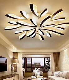 cheap -LED Dimmable Ceiling Light  Modern Dandelion Nordic Style  Acrylic Ceiling Panel Lamp Minimalist Layered Design Living Room Dining Room Lights AC220V ONLY DIMMABLE WITH REMOTE CONTROL