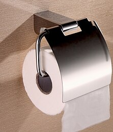billige -toalettpapirholder nytt design rustfritt stål og sinklegeringsmateriale bad veggmontert sølvfarget 1stk