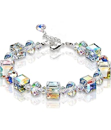 economico -Per donna Braccialetto con perline Bracciale Perline Moda Semplice Europeo Plastica Gioielli braccialetto Bianco Per Anniversario Regalo