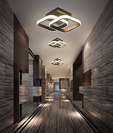 זול -תאורת תקרה 24 ס"מ תאורת LED סמיכה מתכת גימורים צבועים בסגנון מודרני 110-120v 220-240v
