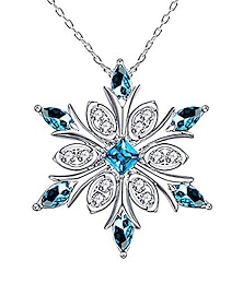 preiswerte -1 Stück Halskette For Damen Weihnachten Party / Abend Täglich Aleación Schneeflocke