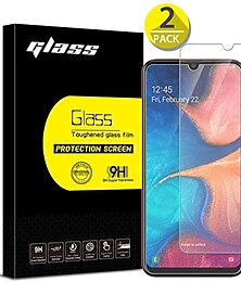 זול -2 יח ' מגן מסך עבור סמסונג גלקסי S24 Ultra Plus A54 A34 A14 A73 A53 A33 A23 A13 A72 A52 A42 A32 A22 A12 A02 A71 A51 A41 A31 A21 A11 A01 זכוכית מחוסמת קשיחות 9H נוגד טביעות אצבעות (HD