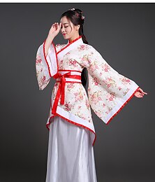 ieftine -Pentru femei Fete Hanfu Antichizat Ținute Stil Clasic Clasic & Fără Vârstă Elegant și luxos Stil Chinezesc Roșie din China Calitate superioară hanfu Stilul palatului chinez Costum