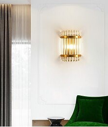 levne -Křišťál Stěnové lampy Ložnice dětský pokoj Ocel nástěnné svítidlo 110-120V 220-240V 5 W / E14 / E12 / CE
