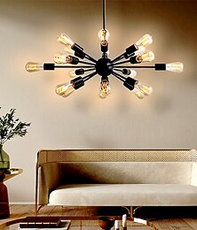 abordables -12/18/20 têtes designers lustre en métal suspension spoutnik finitions peintes traditionnel / classique 110-120v / 220-240v