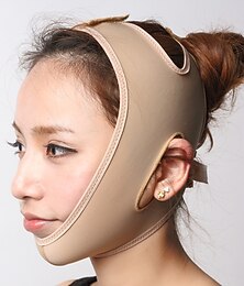 お買い得  -小顔矯正ベルト 小顔ベルト リフトアップベルト フェイスマスク 二重あご 小顔グッズ フェイスライン リフトアップ 美容器具 補正器具