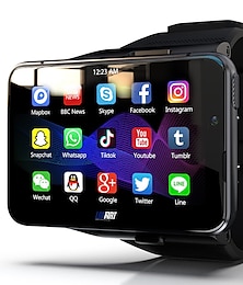 halpa -LOKMAT APPLLP Max Älykello 2.88 inch Älykello Älykäs puhelin 4G LTE Bluetooth Askelmittari Sleep Tracker sedentaarisia Muistutus Yhteensopiva Android iOS Naisten Miehet GPS Pitkä valmiustila
