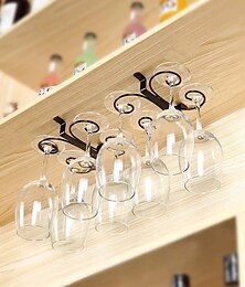 billiga -vinglashållare hushållsvinsglas upp och ned rack europeisk stil bägare hängande glashållare