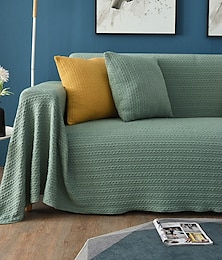 abordables -funda de sofá manta de sofá funda de sofá de color sólido protector de sofá funda de sofá lavable para sillón / loveseat / 3 plazas / 4 plazas / sofá en forma de l fundas contemporáneas de mezcla de