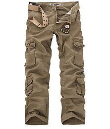 voordelige -Voor heren Cargohosen Wandelbroek Werkbroek camouflage Zomer Lente Winter Buiten Ripstop Multi-Pocket Zacht Slijtvastheid Broeken / Regenbroek / Overbroek Kleding Onderlichaam Zwart Leger Groen Katoen