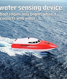 abordables -bateaux télécommandés bateaux jouets haute vitesse étanche rechargeable télécommande / rc pour piscines et lacs bateau pour cadeau adulte