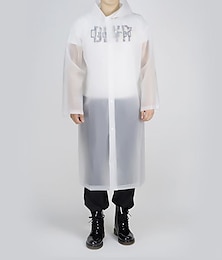 abordables -Hombre Mujer Poncho de lluvia Chaqueta impermeable para senderismo Chaqueta para lluvia Verano Al aire libre Color sólido Impermeable Secado rápido Ligero Transpirable Impermeable Ponchos Cima Pesca