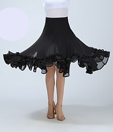 preiswerte -Für den Ballsaal Röcke Rüschen Damen Leistung Ausbildung Hoch Polyester