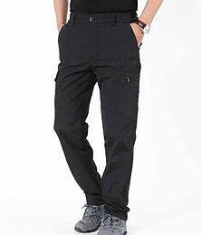 preiswerte -Herren Arbeitshose Wasserdichte Wanderhose Sommer Außen Wasserdicht Ripstop Windundurchlässig Atmungsaktiv Hosen / Regenhose Cargohosen Unten Schwarz Blau Baumwolle Angeln Wandern Klettern M L XL XXL