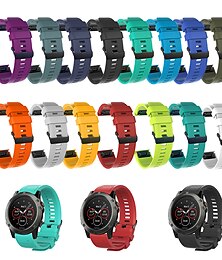billiga -Klockarmband för Garmin Fenix 8 43mm 7S Pro 6S 5S Plus Epix Pro 42mm Approach S70 42mm Instinct 2S Descent Mk2S D2 Delta S 20mm Silikon Ersättning Rem Sportband Armband
