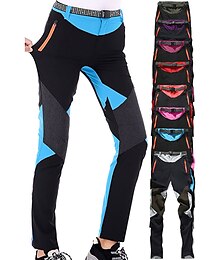 abordables -Mujer Pantalones para senderismo Retazos Verano Al aire libre Ajuste regular Transpirable Secado rápido Ligero Reductor del Sudor Pantalones / Sobrepantalón Morado Verde Ejército Caza Pesca Escalada