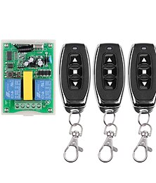 cheap -AC220V 2channal RF wireless remote control switch use for Motor /shutter /up stop down /433mhz