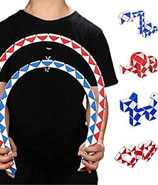 お買い得  -moyuそわそわスネークキューブツイストパズルマジックスネークお祭り、大人、十代の若者たち、パーティーの好意ストッキング詰め物グッディーバッグフィラー-3個