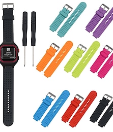 economico -Cinturino per orologio  per Garmin Garmin Forerunner 25 Silicone Sostituzione Cinghia Traspirante Cinturino sportivo Polsino