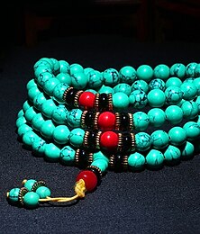 abordables -traitement et production de bracelet turquoise 108 bracelets personnalisés avec des images, des échantillons personnalisés, diffusion en direct avec la source des marchandises