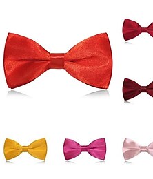 cheap -Men's Bow Tie Party Work Solid Colored Formal Party Evening