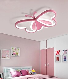 abordables -plafonnier led 50 cm cercle design encastré lumières métal style artistique finitions peintes élégantes design papillon moderne chambre d'enfant chambre d'enfant 220-240v