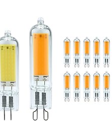 economico -lampadina a led 10 pz g9 cob 3w 7w 5w vetro g4 lampada 220v g4led luce spot per apparecchio di illuminazione a sospensione illuminazione domestica lampadari