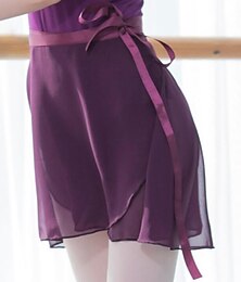 cheap -Ballet Activewear Skirts Cinch Cord Solid Women's Training Performance High Chiffon