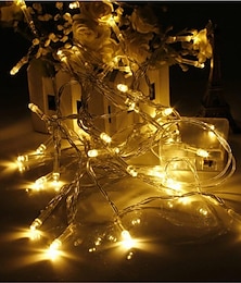billige -elegant bryllupsmottak fest LED-slyngelys led eventyrlys julebryllup soveromsdekorasjon varmhvit flerfarge 1,5 m 3 m 10 m aa batterier drevet